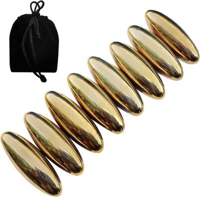 China Stress relief 1.7Inch 43mm Snake Eggs Magnets Toys, Gold Hematite Oval Magnetic, for Kid magnetic Toys Magnetic Blocks Educational for sale