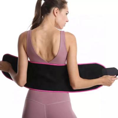 China Spandex & New Amazon 2021 Nylon Wrap Waist Trainer Tender Waist Abdomen Wrap Waist Support Lumbar Belt for sale