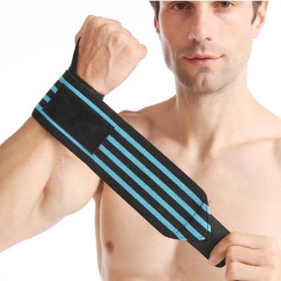 China Universal Wholesale Fitness Hand Workout Custom Wrist Wraps Powerlifting Weight Lifting Gym Wrist Wraps for sale