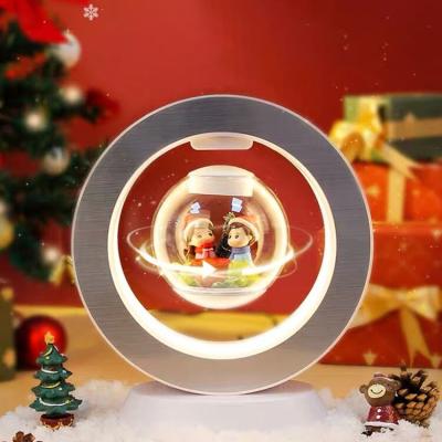 China Modern Wholesale Personalized Magnetic levitation touch smart USB led night light lamp for kids for sale