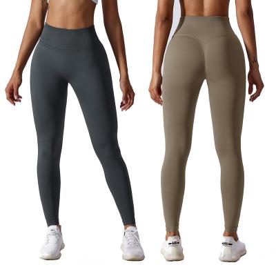 China Breathable Custom High Waist Tummy Control Outdoor Fitness Workout Pant Sports Gym Leggings Butt Lift Yoga leggings for sale