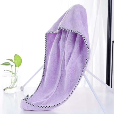 China Other Wholesale Custom Quick Dry Towel Women Microfiber Bath Hair Towel Turban Girls Shower Hat Hair Towel for sale