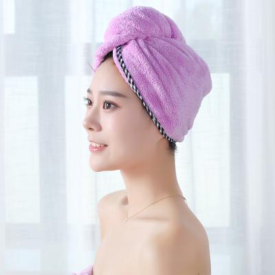 China Other Wholesale Magic Hair Dryer Quick Towel Wrap Hair Towel Women Microfiber Super Absorbent Dry Hair Cap for sale