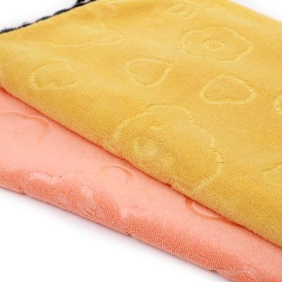 China Viable Factory Wholesale Cheap Solid Color Face Towel Bath Towels Microfiber Double Sided Towel for sale