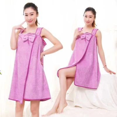 China China Factory QUICK DRY Wholesale Custom Bath Skirt Body Wrap Bathrobe SPA Shower Towel Bath Skirt for sale