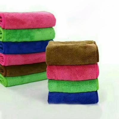 China Wholesale Custom 30*40cm Home Cleaning Towel Viable Solid Color Can Be Customized Logo Kitchen Microfiber Cleaning Towel for sale