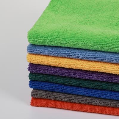 China Factory Wholesale Cheap Custom Super Absorbent Cleaning Towel Dish Towel Household Cleaning Towel Viable for sale