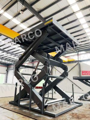 China Stationary 10 Ton Hydraulic Lift Table for Heavy Duty Material Handling 3000X3000mm Industrial and Loading Dock Operations for sale