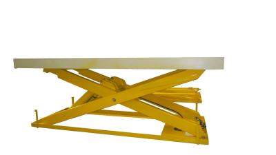 China Explosion-Proof M4-040255-D2 Stationary Electric Hydraulic Single Scissor Lift Table Platform Cargo Lift for sale