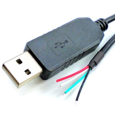 China Prolific pl2303 chip pl2303 COMPUTER RTS usb rs232 wire end serial cable stock for sale