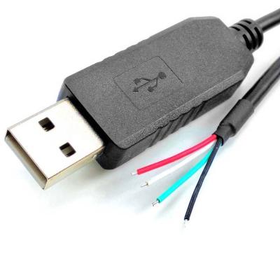 China CP2102 CP210x USB UART Bridge Chip TTL +3.3v Logic Level Adapter Cable for MCU PLC Download Flasher Programming Download for sale