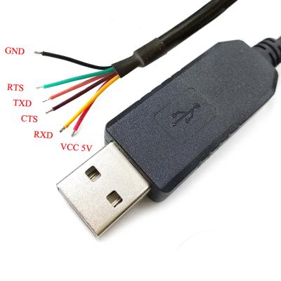 China COMPUTER FTDI USB UART Bridge Chip FT230XS TTL Wire End Serial Adapter Cable for sale