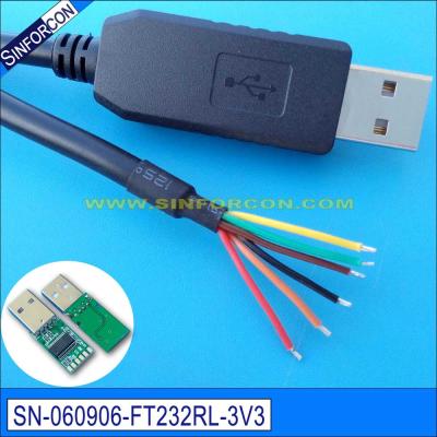 China camera ftdi ft232rl android usb uart cable for raspberry pi mcu cpu flash cable for sale