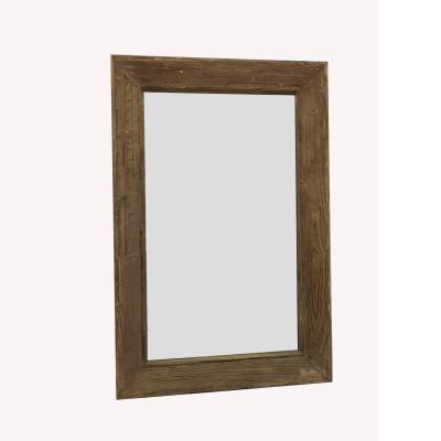 China Factory Direct Sale Eco-friendly Wooden Floor Mirror In Integral Frame for sale