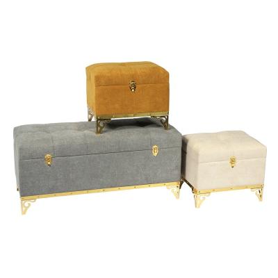 China Living Room Sofa Bench Ottoman Bench Bed End Stool Modular Wholesale Canvas Upholstered Bench for sale