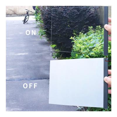 China Self Adhesive Car Tint Glass With Electric Black Car Window Remote Control Tint Smart Glass Film For Car for sale