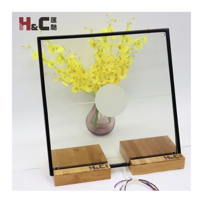 China Modern Smart Glass Electric Dimmable Window Switchable Pdlc Projection Smart Film Glass for sale