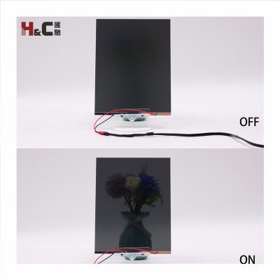 China Door and window smart glass pdlc self adhesive glass film smart black for sale