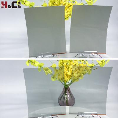 China Self adhesive gery colored electrochromic self adhesive smart decorative pdlc window film for sale