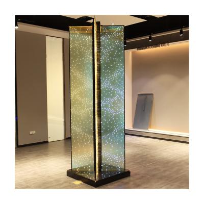 China Hotel Good Prices LED Illuminated Glass Panel For Home Decoration for sale