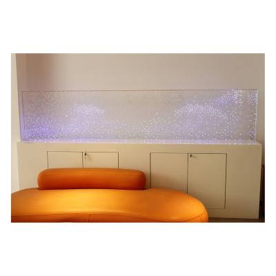 China Hotel 460-470nm Wavelength LED Blue Glass Office/Home Decoration LED Dynamic Panel For Fish Tank In Fish Tank for sale