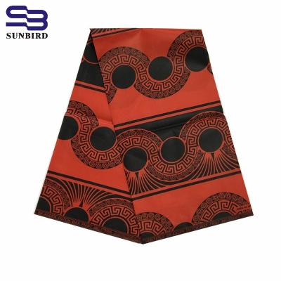 China 2020 Hot Sale100% Undetermined Polyester Print Fabric Double Side African Wax Print Fabric for sale