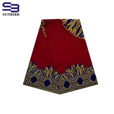 China 2020 Hot Sale100% Genuine Wax Block Printing Polyester High Quality Fabric for sale