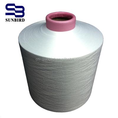 China Anti-bacteria 150denier polyester low price raw semi-dull dty textured 100% polyester yarn for sale