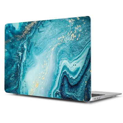 China Eco-friendly Provide Customization Crystal Shell Marble Laptop Casing For Hard Waterproof Printing Picture Macbook for sale