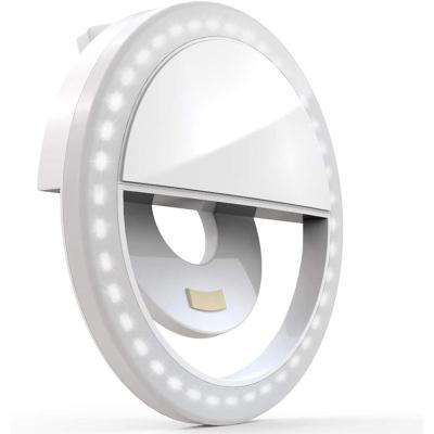 China Hot Selling Ring Light Professional Customized Mini Mobile Phone Flexible Portable Chargeable Portable Outdoor Travel White Selfie Selfie Led Mobile Ring Light for sale