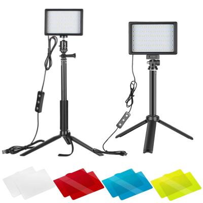 China Fashion Creative Rechargeable Video Mobile Phone Ring Light Customized RGB LED Photography Lighting Kit Two Pieces for sale