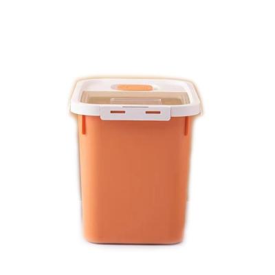 China Viable Food Storage Plastic Dog Box Food Grade Insect Repellent Container Storage Bucket for sale