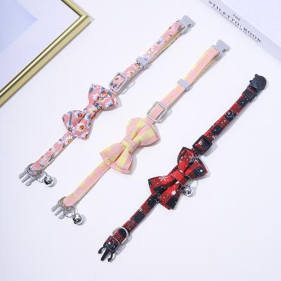 China Custom Nylon Cat Collar Dog Leash Pet Collar Strap Wholesale for sale