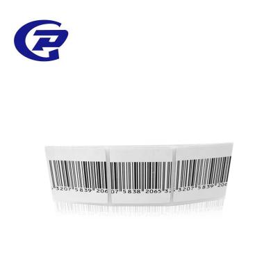 China Mall Retail Store EAS 8.2MHz Barcode Anti Theft Soft Sticker 40*40MM RF DR Label for sale