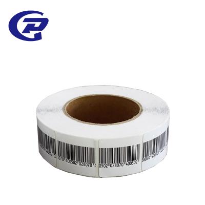 China Loss Prevention Factory Price EAS RF 8.2MHz Barcode Customizable Keys Identification 4x4cm Retail Anti-theft Sticker for Supermarket for sale