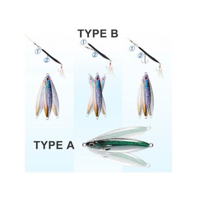 China Cheap Price Artificial Hooks Lead Metal Baits 8 Colors 4 Lead 11 14.5 22g Metal Building Lure for sale