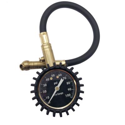 China 360 Degree Swivel Chuck With 45 Degree Angel Factory Head Wholesale Custom Digital Car Tire Pressure Gauge Directly With Hose for sale