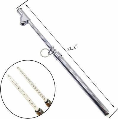 China GP315 Pen Pencil Tire Pressure Gauges with Long Double Head Zinc Alloy Chrome Plated Body 10-150 PSI/220 PSI Metal GP315 for sale