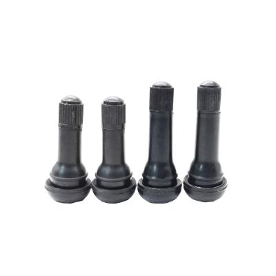 China Hot Selling Black Car Tire Valve Stem Valve Rubber Tire Stem for sale