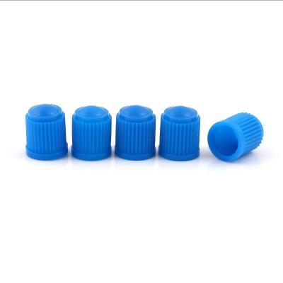 China ABS blue black plastic tire valve covers, tire valve stem cap, tire cap valve. for sale