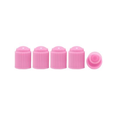 China ABS Plastic Pink /Blue Tire Valve Stem Caps, Car Tire Valve Cover Customize Color for sale