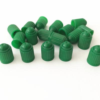 China Custom ABS Plastic Car Tire Valve Covers Multi Color Green Valve Stem Cap for sale