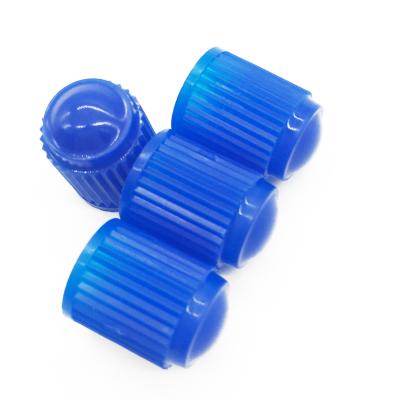 China Hot Sales Dustproof Blue Plastic Tire Valve Covers Tire Valve Stem Cap Tire Valve Cover. for sale