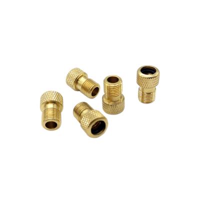 China Tire Pressure Auto Universal Brass Cap Screw Valve Core French Type To US Type Car Tire Valve Covers French Type for sale