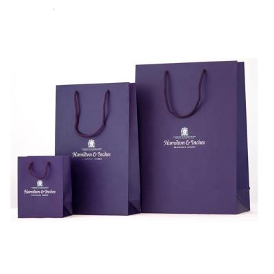 China Low Cost Recyclable Custom Printed A3 A4 A5 Standard Size Luxury Boutique Gift Shopping Paper Bags With Handle for sale