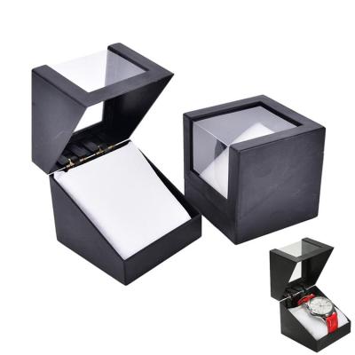 China Wholesale Custom Handmade Logo Brand Gift Cardboard Packaging Watch Large Matte Black White Printing Paper Boxes With Eva Foam Insert for sale