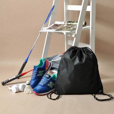 China Small Eco-Friendly Promotional Eco-Friendly Waterproof Non-woven Drawstring Gym Sports Shoe Bath Customer Bag for sale