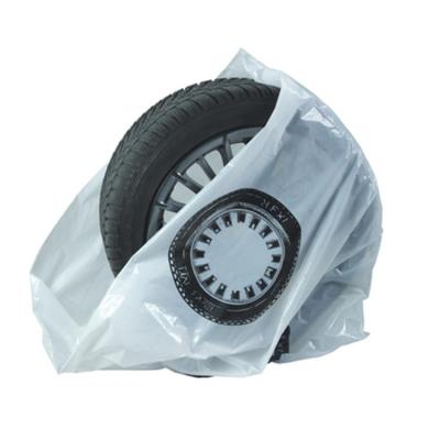 China BIODEGRADABLE Custom Printed Biodegradable Compostable Plastic Tire Bag , Big Sack Tire Bags for sale