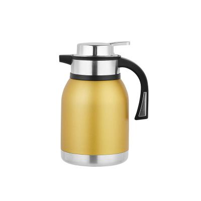 China Sustainable Roman Style 201/304 Stainless Steel Coffee Kettle Vacuum Thermo Jug for sale