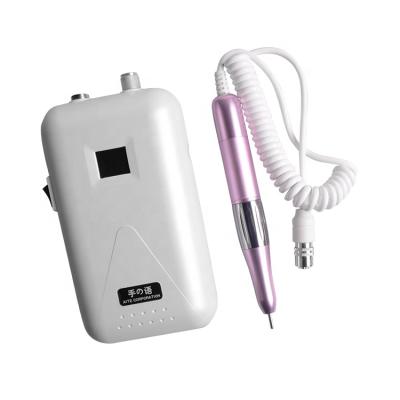 China 2022 Hot Selling Portable Lithium Battery Portable Brushless Nail Drills Portable Manicure Carrinho Drill Machine 35000 For Nail Salon for sale